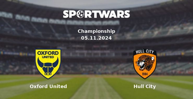 Oxford United — Hull City watch online for free 05.11.2024