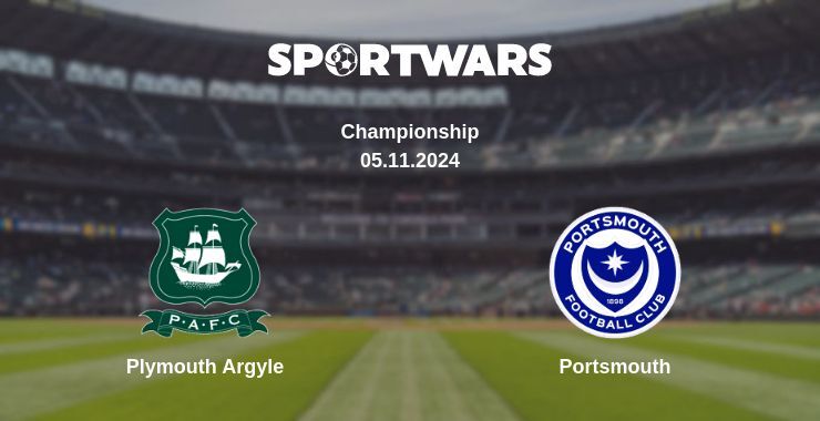 Plymouth Argyle — Portsmouth watch online for free 05.11.2024