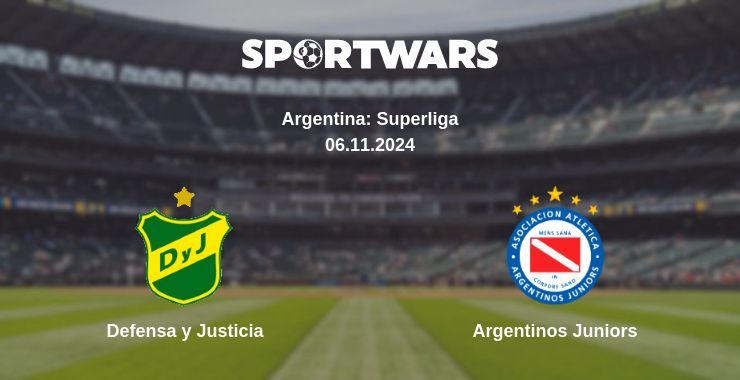 Defensa y Justicia — Argentinos Juniors watch online for free 06.11.2024