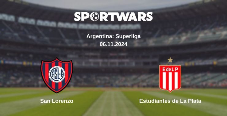 San Lorenzo — Estudiantes de La Plata watch online for free 06.11.2024