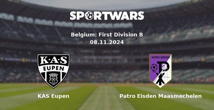 KAS Eupen — Patro Eisden Maasmechelen watch online for free 10.11.2024