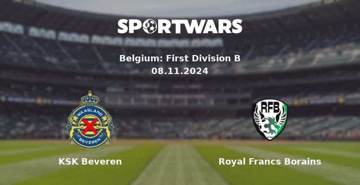 KSK Beveren — Royal Francs Borains watch online for free 09.11.2024