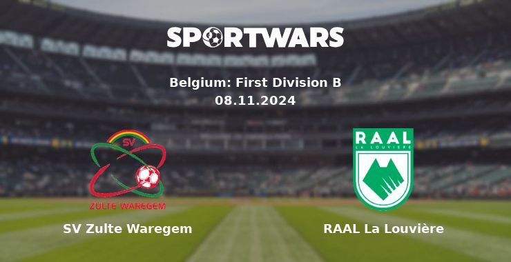 SV Zulte Waregem — RAAL La Louvière watch online for free 10.11.2024