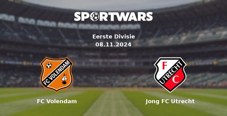 FC Volendam — Jong FC Utrecht watch online for free 08.11.2024