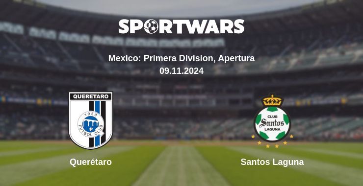 Result of the Querétaro — Santos Laguna match, 09.11.2024