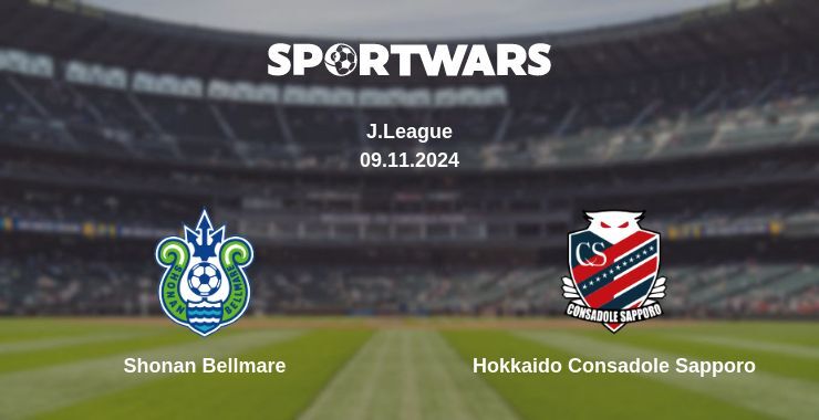 Result of the Shonan Bellmare — Hokkaido Consadole Sapporo match, 09.11.2024