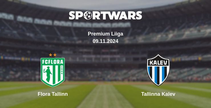 Result of the Flora Tallinn — Tallinna Kalev match, 09.11.2024