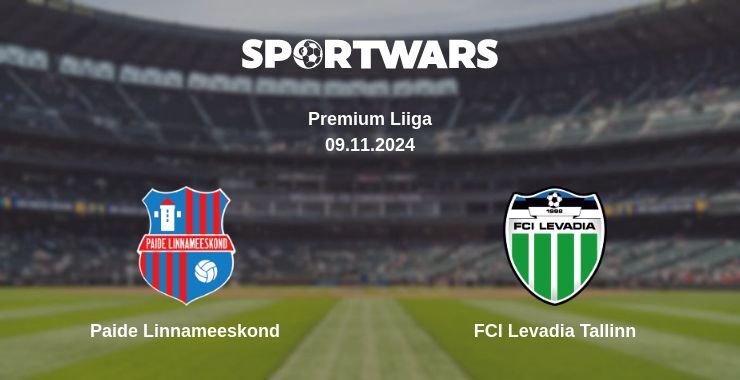 Result of the Paide Linnameeskond — FCI Levadia Tallinn match, 09.11.2024