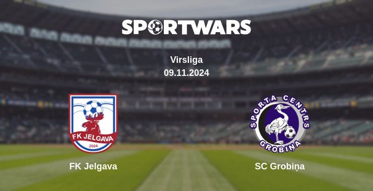 Result of the FK Jelgava — SC Grobiņa match, 09.11.2024