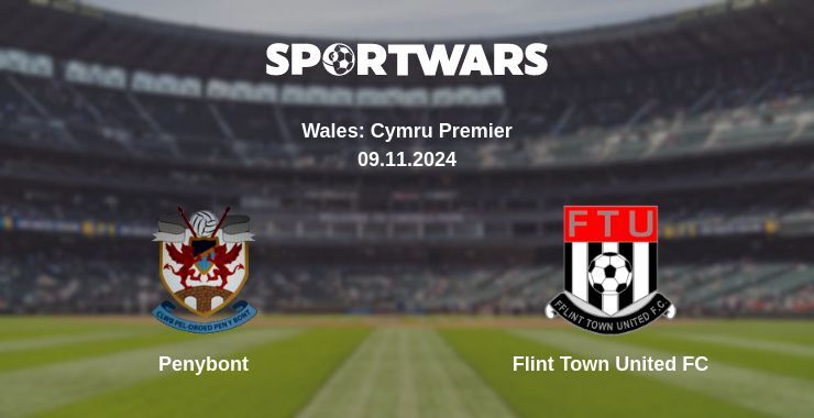 Result of the Penybont — Flint Town United FC match, 09.11.2024