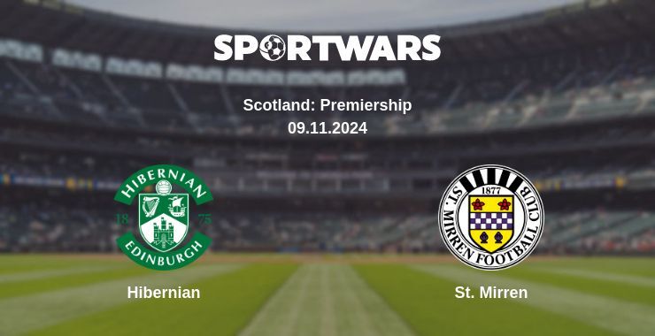 Hibernian — St. Mirren watch online for free 09.11.2024