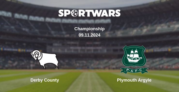 Derby County — Plymouth Argyle watch online for free 09.11.2024