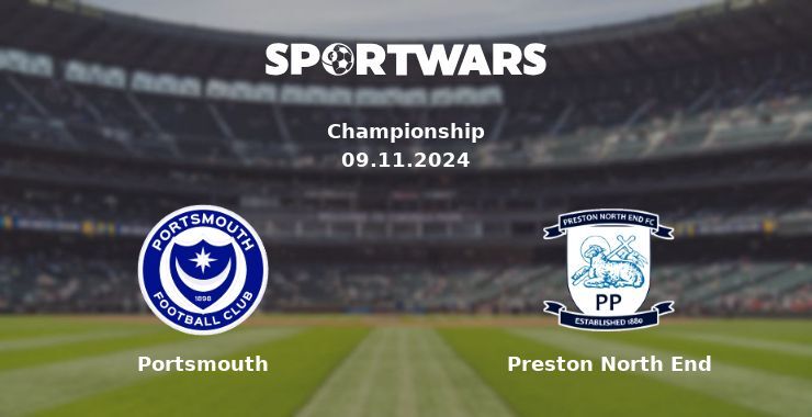 Portsmouth — Preston North End watch online for free 09.11.2024