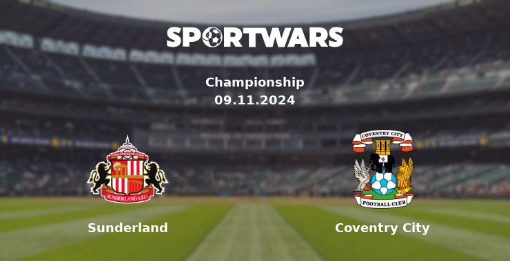 Sunderland — Coventry City watch online for free 09.11.2024