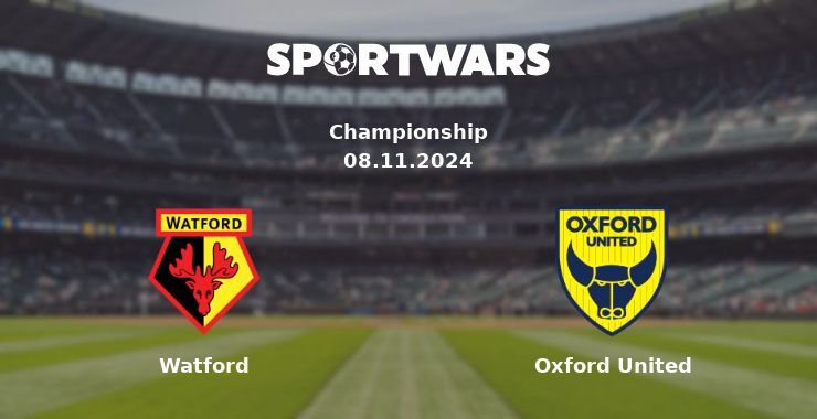 Watford — Oxford United watch online for free 08.11.2024