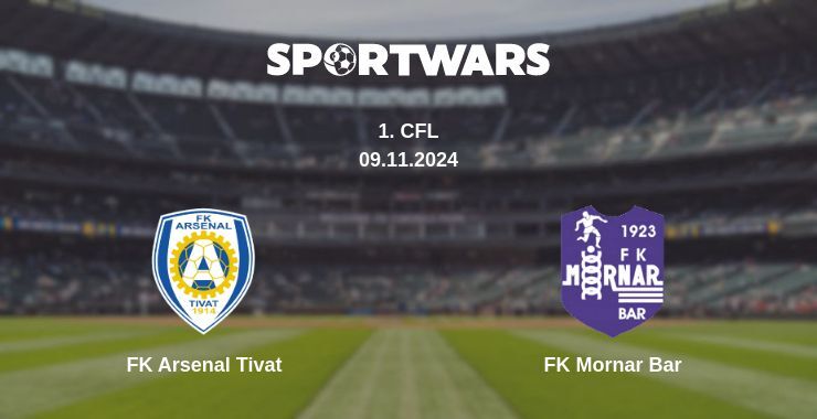 FK Arsenal Tivat — FK Mornar Bar watch online for free 09.11.2024