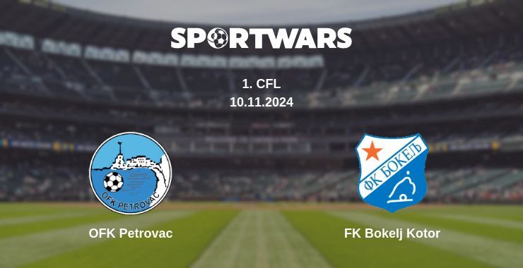 Result of the OFK Petrovac — FK Bokelj Kotor match, 10.11.2024