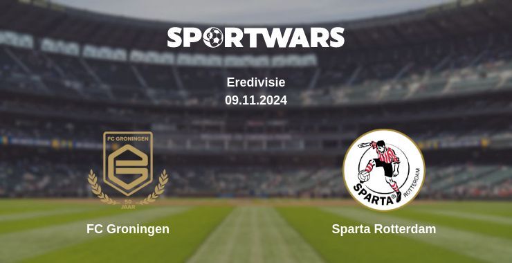 FC Groningen — Sparta Rotterdam watch online for free 09.11.2024