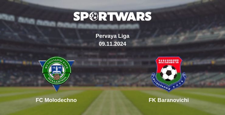 FC Molodechno — FK Baranovichi watch online for free 09.11.2024