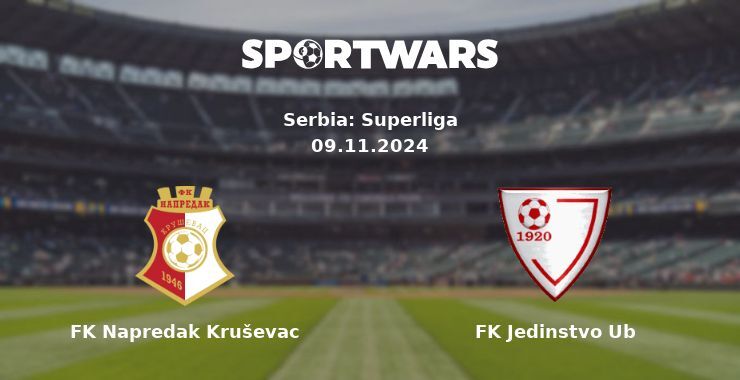 FK Napredak Kruševac — FK Jedinstvo Ub watch online for free 09.11.2024