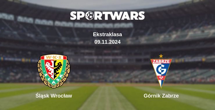 Śląsk Wrocław — Górnik Zabrze watch online for free 09.11.2024