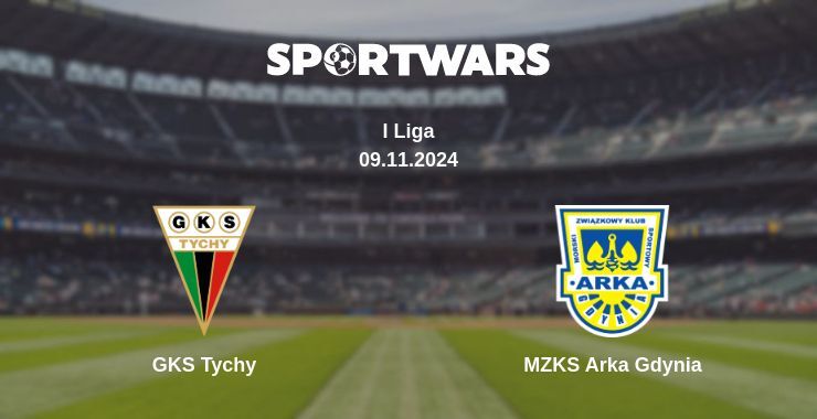 GKS Tychy — MZKS Arka Gdynia watch online for free 09.11.2024