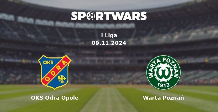 OKS Odra Opole — Warta Poznań watch online for free 09.11.2024