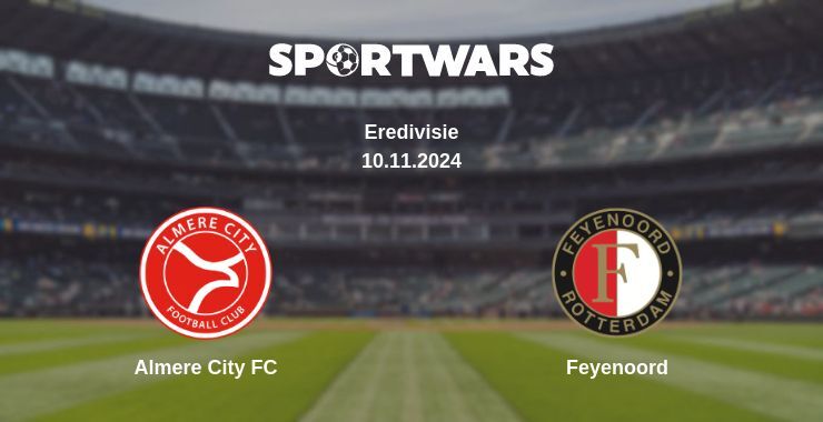 Almere City FC — Feyenoord watch online for free 10.11.2024