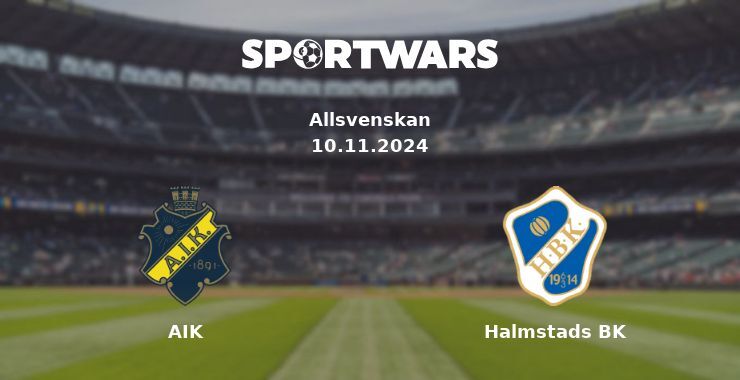 AIK — Halmstads BK watch online for free 10.11.2024