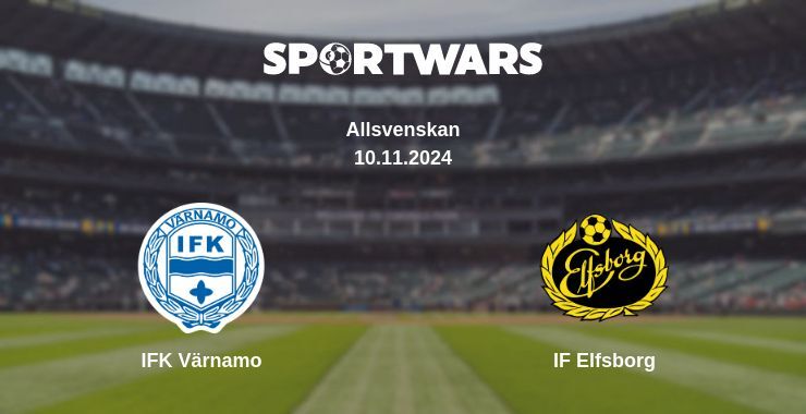 Result of the IFK Värnamo — IF Elfsborg match, 10.11.2024