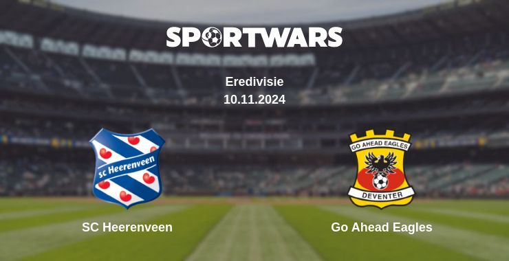 SC Heerenveen — Go Ahead Eagles watch online for free 10.11.2024