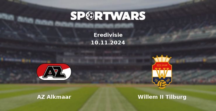 AZ Alkmaar — Willem II Tilburg watch online for free 10.11.2024