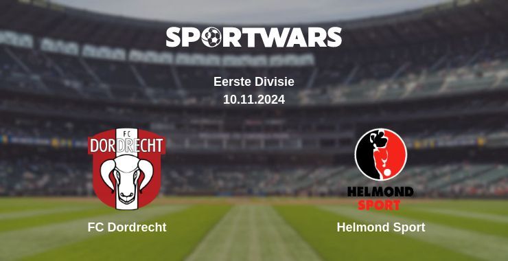 FC Dordrecht — Helmond Sport watch online for free 10.11.2024