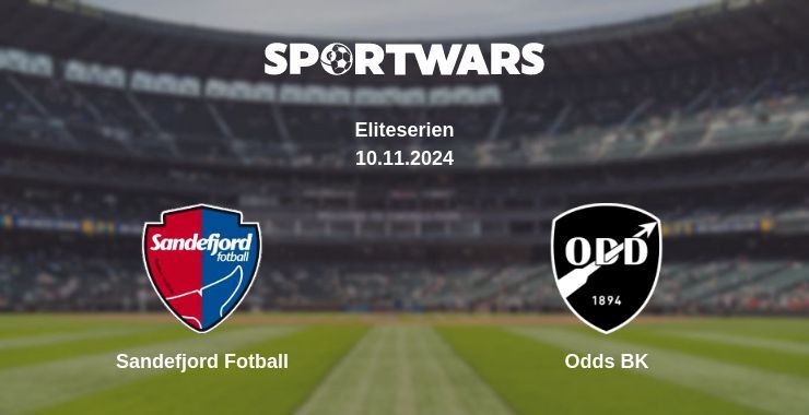 Result of the Sandefjord Fotball — Odds BK match, 10.11.2024