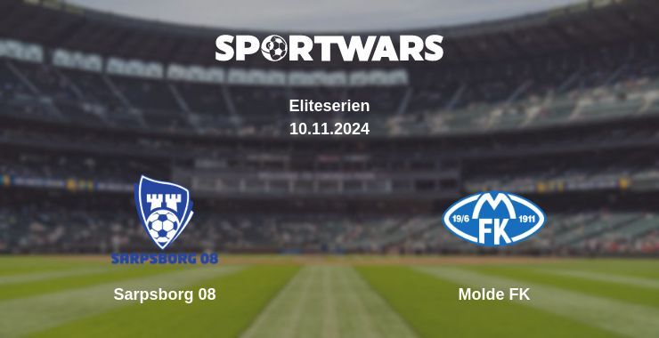 Result of the Sarpsborg 08 — Molde FK match, 10.11.2024