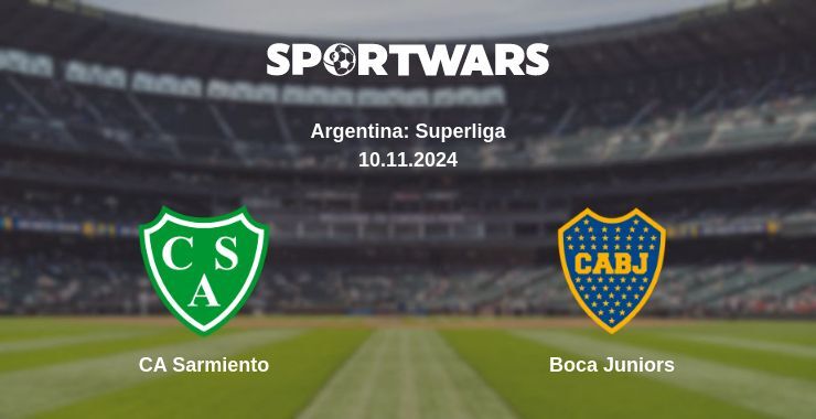 CA Sarmiento — Boca Juniors watch online for free 10.11.2024