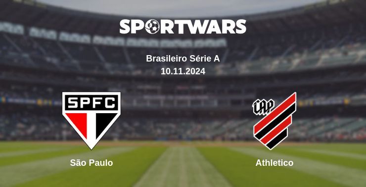 Result of the São Paulo — Athletico match, 10.11.2024