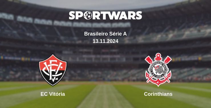 EC Vitória — Corinthians watch online for free 13.11.2024