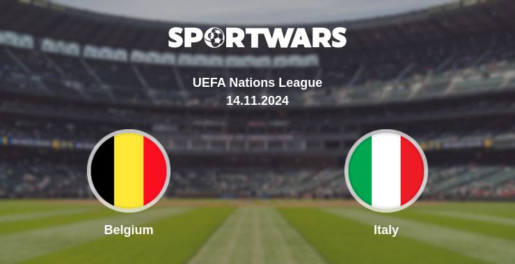 Result of the Belgium — Italy match, 14.11.2024