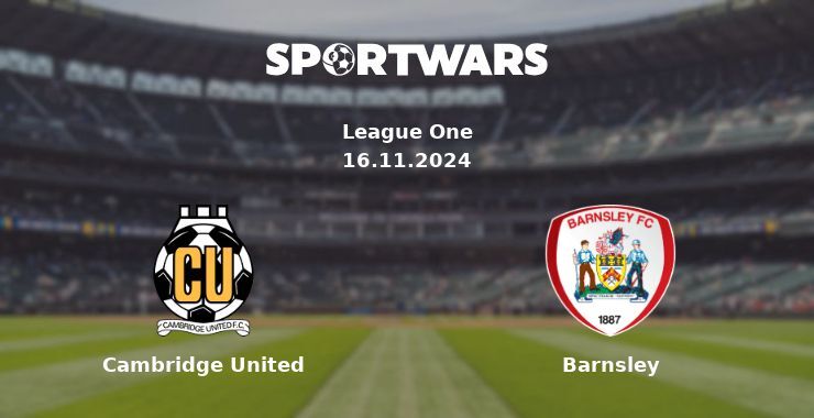 Cambridge United — Barnsley watch online for free 16.11.2024