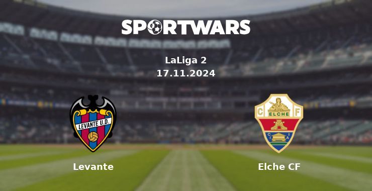 Levante — Elche CF watch online for free 16.11.2024