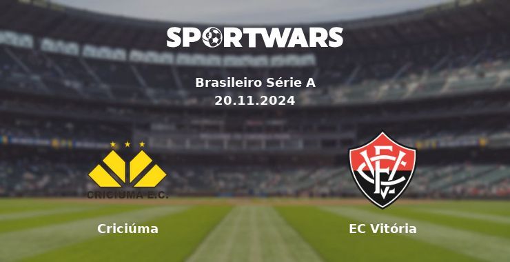 Criciúma — EC Vitória watch online for free 20.11.2024