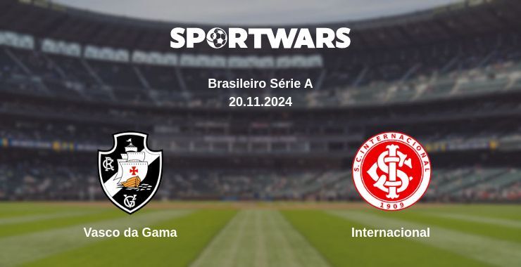 Vasco da Gama — Internacional watch online for free 20.11.2024