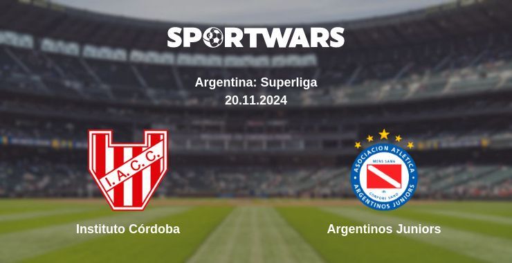 Instituto Córdoba — Argentinos Juniors watch online for free 20.11.2024