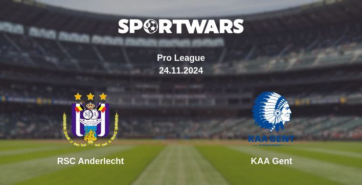 RSC Anderlecht — KAA Gent watch online for free 24.11.2024