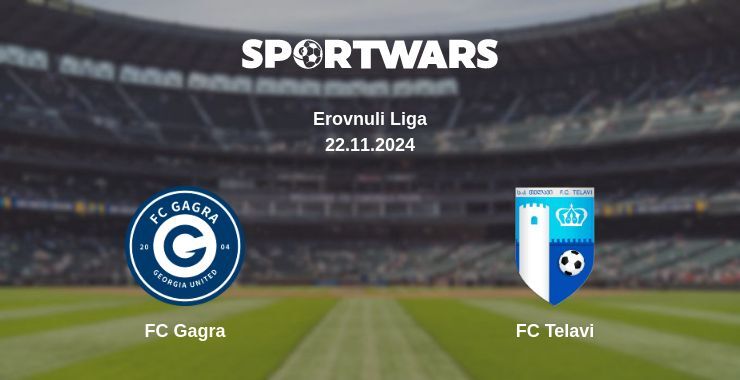 Result of the FC Gagra — FC Telavi match, 22.11.2024