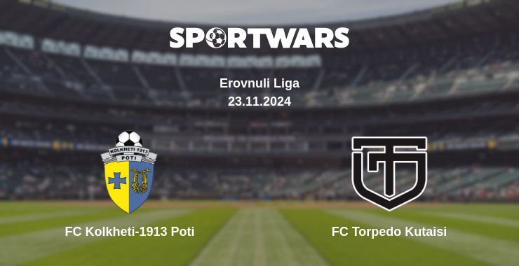 Result of the FC Kolkheti-1913 Poti — FC Torpedo Kutaisi match, 23.11.2024