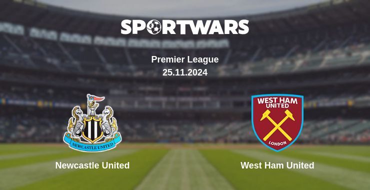 Newcastle United — West Ham United watch online for free 25.11.2024