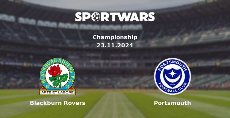 Blackburn Rovers — Portsmouth watch online for free 23.11.2024