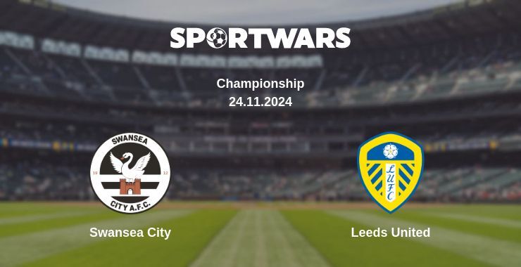 Swansea City — Leeds United watch online for free 24.11.2024